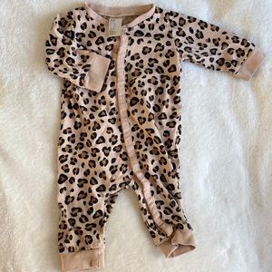 Baby girl HM cheetah onesie